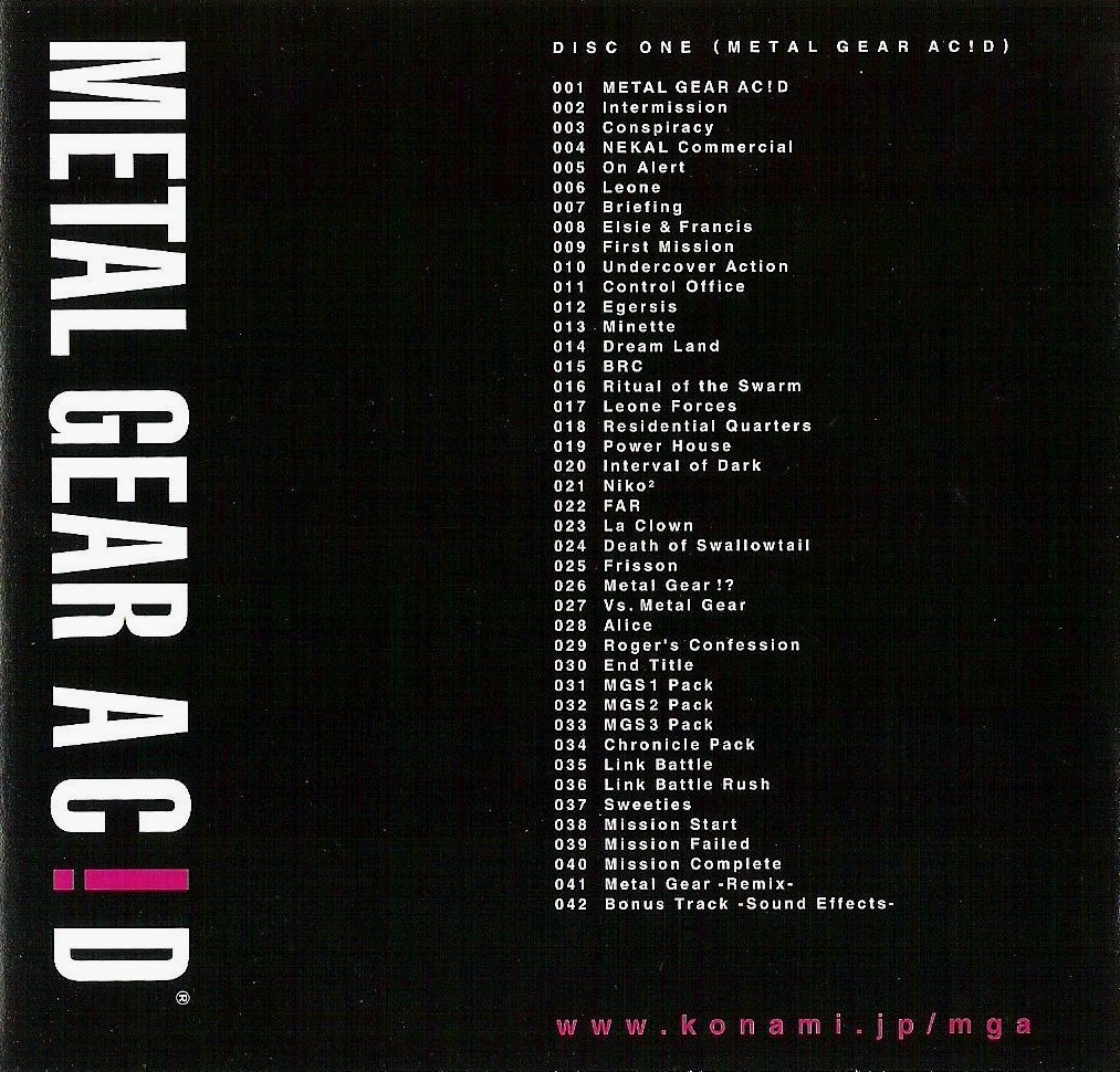 Metal Gear Ac!d u0026 Ac!d² Original Soundtrack (2005) MP3 - Download Metal  Gear Ac!d u0026 Ac!d² Original Soundtrack (2005) Soundtracks for FREE!